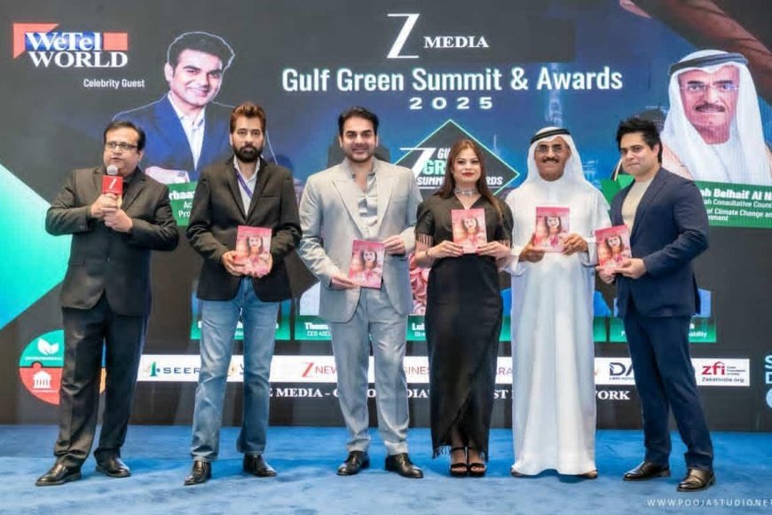 Ayesha Zaki Shines at Zee Gulf Green Summit 2025 with Film And Book Launch