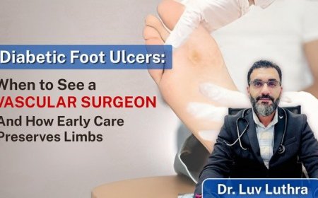 Diabetic Foot Ulcers: When to See a Vascular Surgeon and How Early Care Preserves Limbs