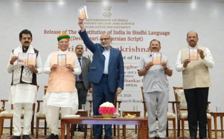 MP Shankar Lalwani Joins Pavan Sindhi in Celebrating Vice President’s Sindhi Constitution Release