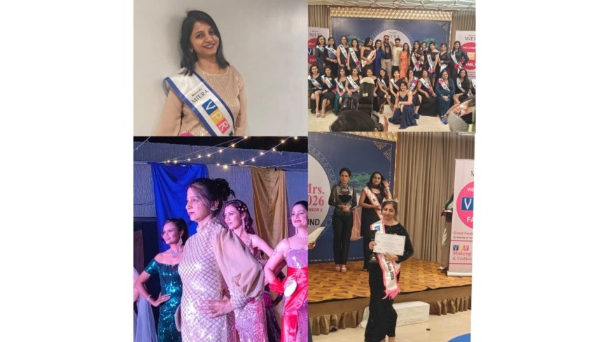 Uma Jaiswal Shines at VPR Miss Mrs India 2025, Wins “Most Talented” Title and Inspires Women Nationwide