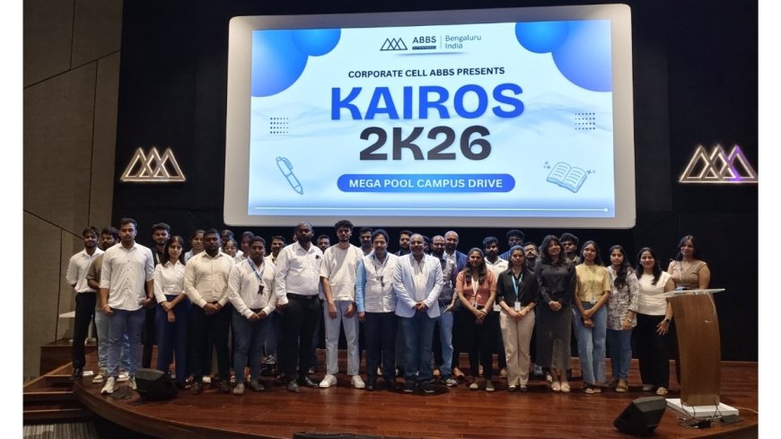 Acharya Bangalore B-School Hosts KAIROS 2026 Mega Pool Drive, Connecting 500+ Candidates with 33 Leading Recruiters